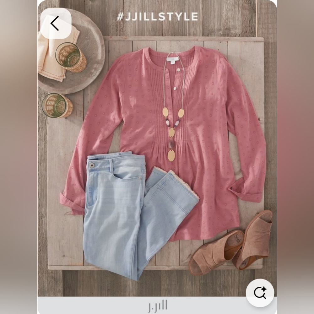 J Jill Pintuck Blouse